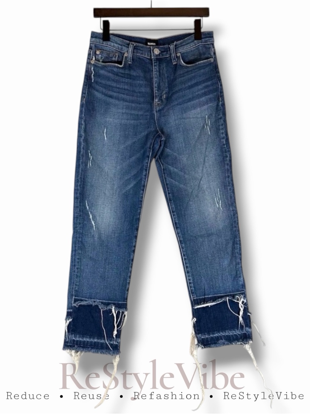 HUDSON Women’s Size 29 Denim Jeans Zoeey Style High Rise Straight Fit Stretch